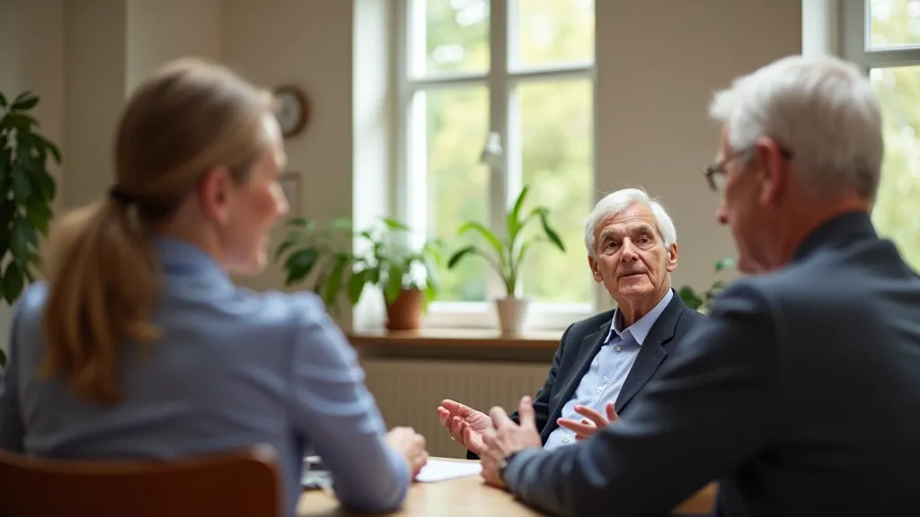 Dedicated coaching session between mentor and senior client